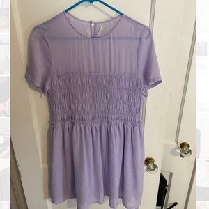 Purple/lavender short urban outfitters dress
